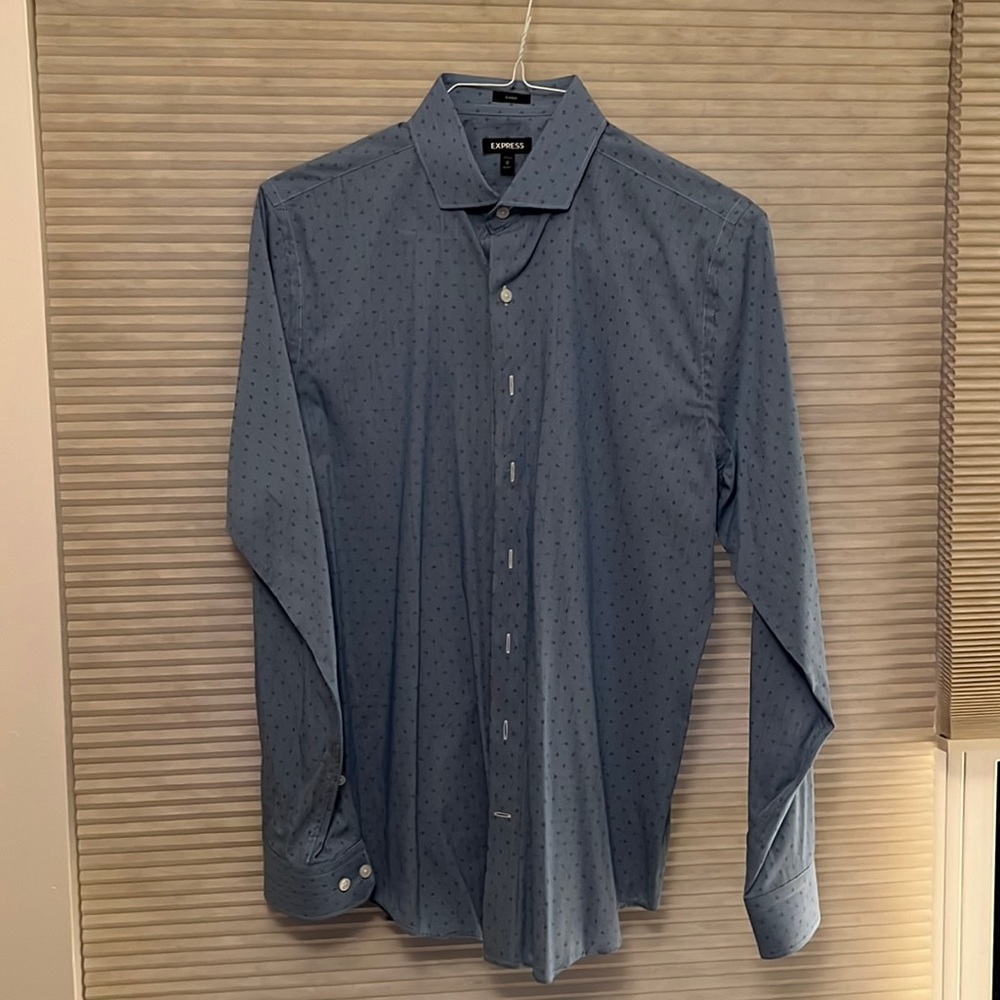 Express Men’s Fitted Shirt - Gently Used